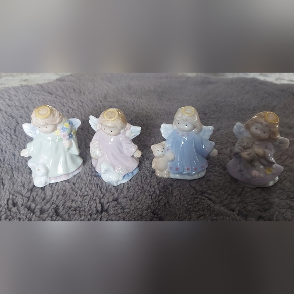 Charming Angel Figurine Set - Pastel Collection - Picture 3 of 14